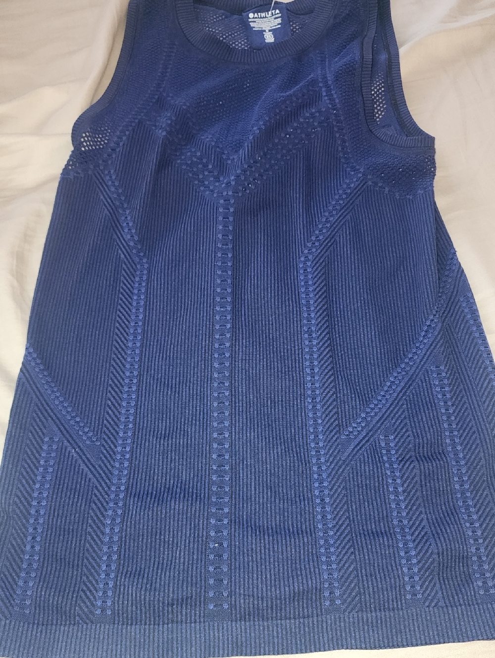 Polyester seamless tank top, Athleta Oxygen Tank